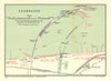 Zeebrugge Raid 23rd April 1918. Belgium. First World War 1931 old vintage map