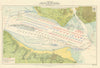 Spithead - Review of the Fleet by His Majesty the King. Admiralty 1937 old map