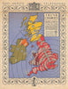 Post Office Telephones - Trunk Charges. Telephony charging rate map. G.P.O. 1929