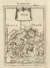 SWITZERLAND SCHWEIZ. Suisse. Die Schweitzer. MALLET 1684 old antique map chart