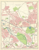 BIRMINGHAM NORTH Great/Perry Barr Hamstead Brown's Green Handsworth 1949 map