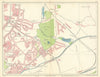 BIRMINGHAM NORTH Chester Road Walmley Moor End Green Walmley Erdington 1949 map
