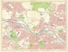BIRMINGHAM NORTH WEST Smethwick Handsworth Rood End Sandwell Ladywood 1949 map