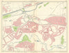 BIRMINGHAM NORTH EAST Castle Bromwich Shard/Buckland End Fort Dunlop 1949 map