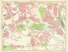 BIRMINGHAM SOUTH Hazelwell Brandwood Alcester Warstock Yardley Wood 1949 map