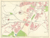 BIRMINGHAM SOUTH WEST Rubery Longbridge Northfield Austin Lickey Hills 1949 map