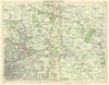 NE BIRMINGHAM environs Tamworth Atherston Sutton Coldfield Coleshill 1949 map