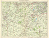 SW BIRMINGHAM environs Stourbridge Kidderminster Bromsgrove Stourport 1949 map