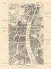 The Strand bird's eye view. Charing Cross to Fleet Street. SULMAN 1890 old map