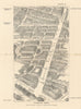 Edgware Road bird's eye view. Marble Arch to Westbourne Grove. SULMAN 1890 map