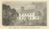 East View of J. Fowler's Chalybeate Spa, Cheltenham 1824 old antique print