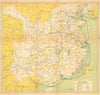 China - drawn for Carl Crow's Handbook 1933 old vintage map plan chart