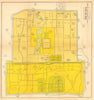 City plan of Peiping (Peking) by Carl Crow. Beijing China 1933 old vintage map