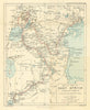Part of East Africa. Scott Elliott. Uganda Rwanda Tanzania Burundi. RGS 1895 map