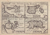 Holy Iland Garnsey Farne Iarsey. Keere Speed miniature Jersey Guernsey 1632 map
