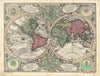 Diversi globi terr-aquei statione variante… World Planisphere. Seutter c1744 map
