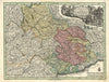 Ducatus Sabaudiae, Princip. Pedemontium… Savoy & Piedmont. Seutter c1744 map