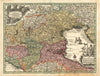 Dominium Venetum cum Adjacentibus… Veneto/Northern Italy by Seutter c1744 map
