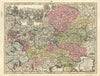 Maiestas Austriaca… Austria & Czechia by Matthäus Seutter c1744 old map