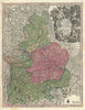 Circulus Bavariae In Suas Quasque Ditiones… Circle of Bavaria. Seutter c1744 map