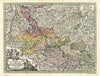 Synopsis Circuli Rhenani Inferioris… Lower Rhenish Circle. Seutter c1744 map