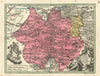 Episcopatus Paderbornensis… Paderborn. North Rhine-Westphalia. Seutter c1744 map