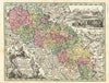 Silesiae Ducatus. Duchy of Silesia, Poland by Matthäus Seutter c1744 old map
