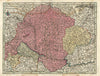Regni Hungariae Delineatio. Kingdom of Hungary & Transylvania. Seutter c1744 map