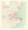 WW1 German Aeroplane Raid 28 Sept 1917 Kent Essex Chatham Billericay 1935 map