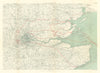 WW1 German Aeroplane Raid 29–30 January 1918 London Essex Rayleigh 1935 map