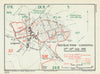 Battle of the Somme. Delville Wood—Longueval, 27–29 July 1916. WW1 1938 map