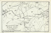 Battle of the Somme. 18 August 1916, III Corps attack. First World War 1938 map