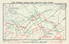 Battle of the Somme. The Somme, August 1916. Reserve Army Front. WW1 1938 map