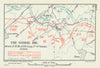 Battle of the Somme. XXV, III & CDN Corps Attack, 1–3 October 1916. WW1 1938 map