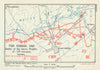 Battle of the Somme. Ancre Heights, 1-17 October 1916. First World War 1938 map