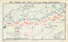 Battle of the Somme. Ancre Heights, 21 October & 11 November 1916. WW1 1938 map