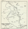 German retreat to the Hindenburg Line, 25 February–5 April 1917. WW1 1940 map