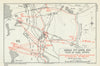 Battle of Arras. Plan of Tank Attack, 9 April 1917. First World War 1940 map