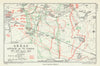 Battle of Arras. Attack of VI Corps, 9–12 April 1917. First World War 1940 map