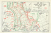 Battle of Arras. Attack of XVII Corps, 9–12 April 1917. First World War 1940 map