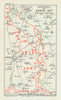 Battle of Arras. 12 April - 14 May 1917. First World War 1940 old vintage map