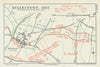 Battle of Arras. Bullecourt. Attack of 7 May 1917. First World War 1940 map