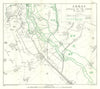 Battle of Arras. Attack of VII Corps, 9 April 1917. First World War 1940 map