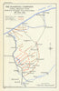 The Flanders Campaign. Final Plan, 18 May, 1917. First World War 1948 old map