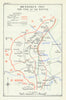 Battle of Messines 1917: The End of the Battle. First World War 1948 old map