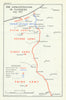 Third Battle of Ypres. The Concentration in Flanders, July 1917. WW1 1948 map
