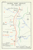 Third Battle of Ypres – 2nd Army assault. 31 July 1917. First World War 1948 map