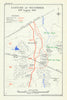 Third Battle of Ypres. Capture of Westhoek, 10 August 1917. WW1 1948 old map