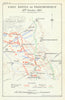 3rd Battle of Ypres - 1st Battle of Passchendaele, 12 October 1917. WW1 1948 map
