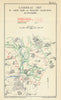 Battle of Cambrai. IV Corps Tank & Infantry Objectives 20 Nov 1917. WW1 1948 map